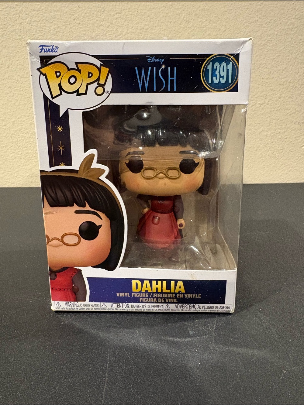 Funko Pop! Vinyl Disney Wish Dahlia #1391 Vinyl Figure Disney Animation
